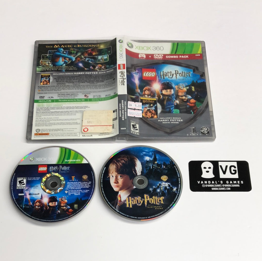 Xbox 360 - Lego Harry Potter Years 1-4 w/ DVD Microsoft Xbox 360 w/ Case #111