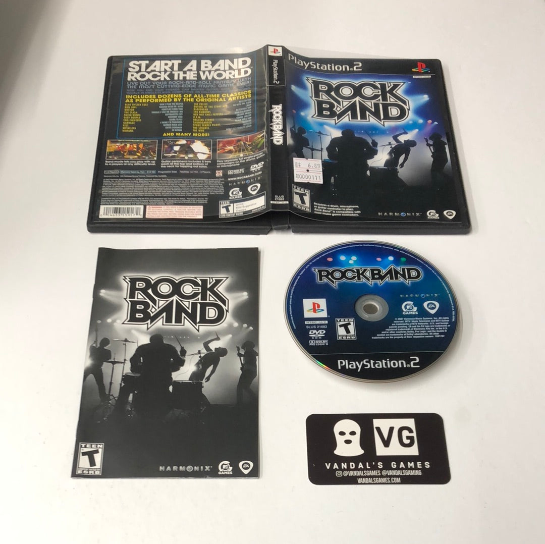 Ps2 - Rock Band Sony PlayStation 2 Complete #111