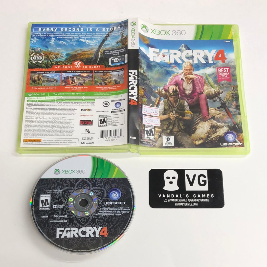 Xbox 360 - Far Cry 4 Best Shooter 2014 Microsoft W/ Case #111