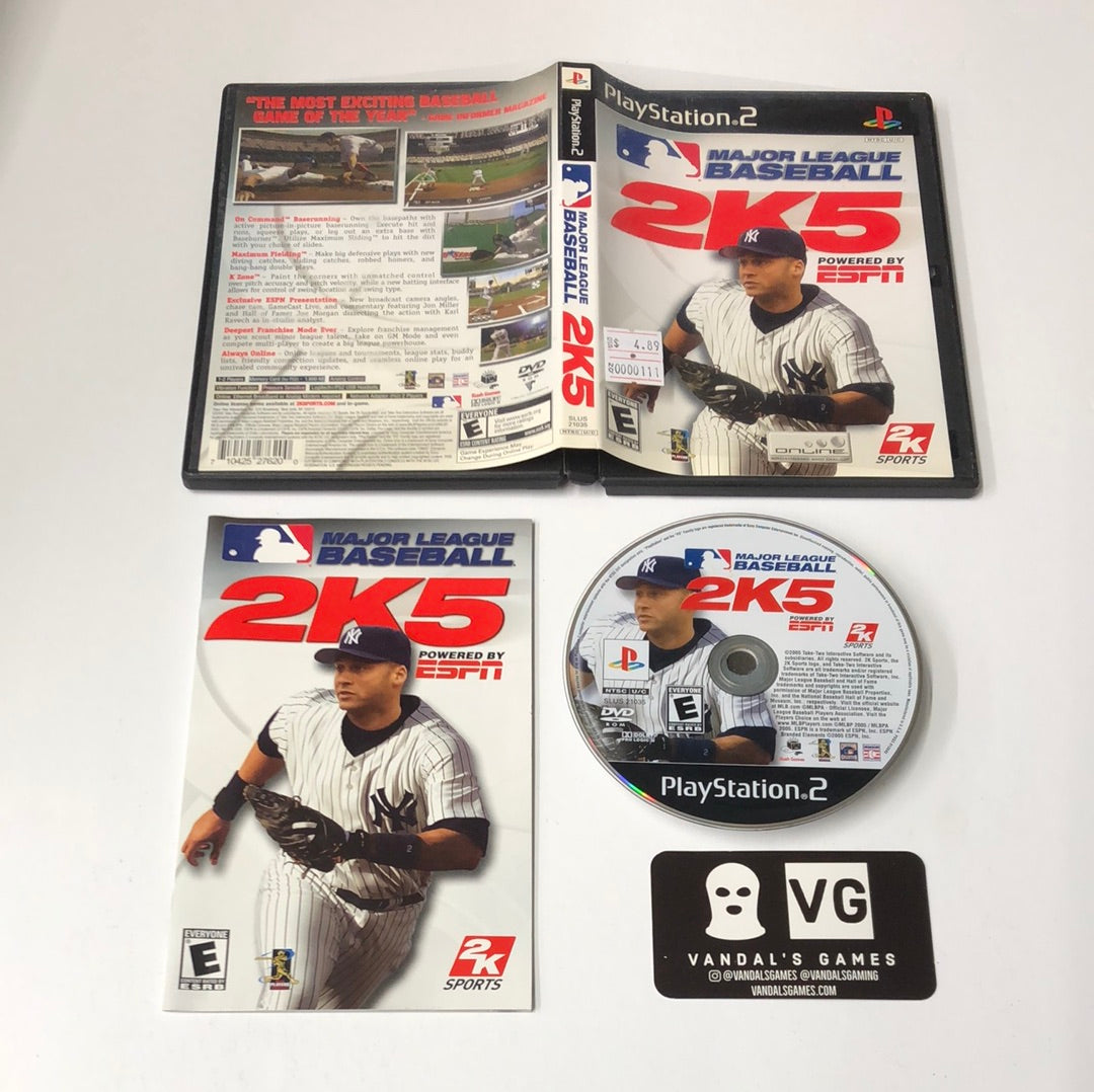 Ps2 - Major League Baseball 2k5 Sony PlayStation 2 Complete #111