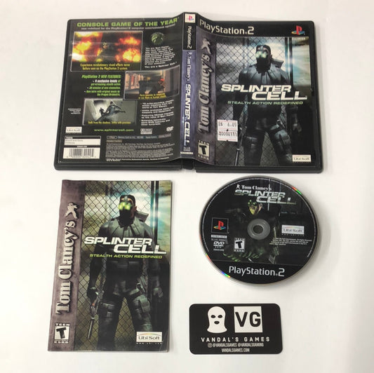Ps2 - Tom Clancy's Splinter Cell Sony PlayStation 2 Complete #111