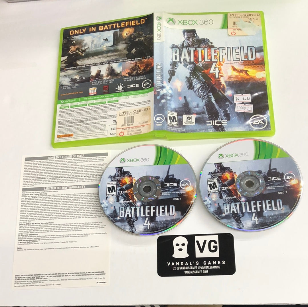 Xbox 360 - Battlefield 4 Microsoft Xbox 360 Complete #111
