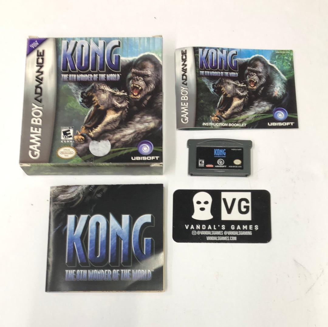 Gba - Kong The 8th Wonder of the World Gameboy Advance Complete #1577