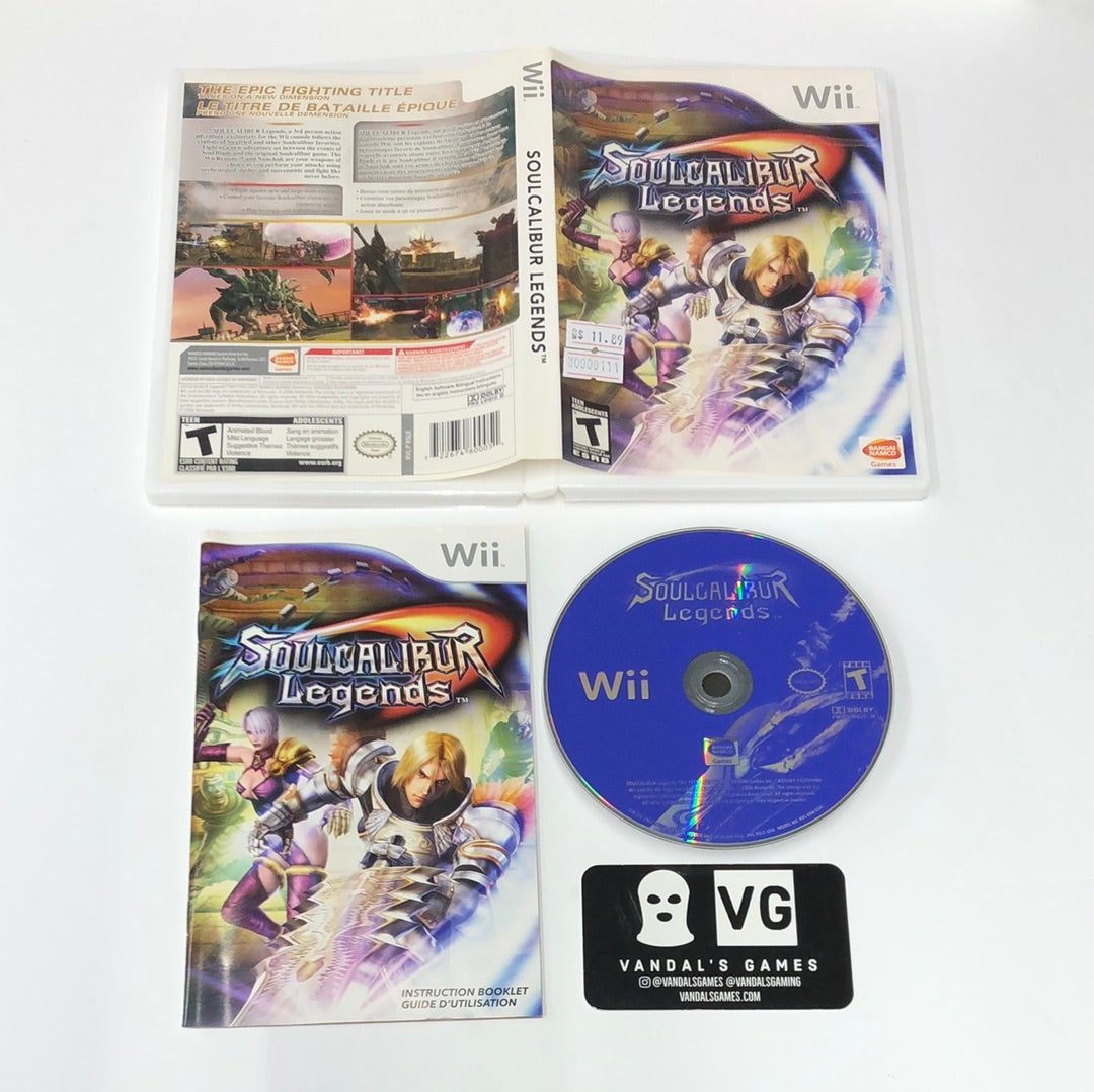 Wii - Soulcalibur Legends Nintendo Wii Complete #111