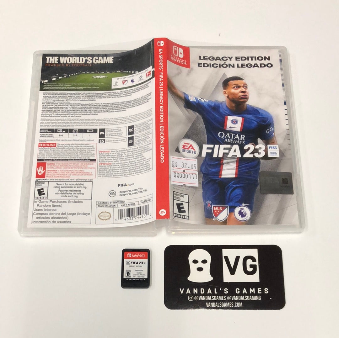 Switch - Fifa 23 Legacy Edition Nintendo Switch w/ Case #111