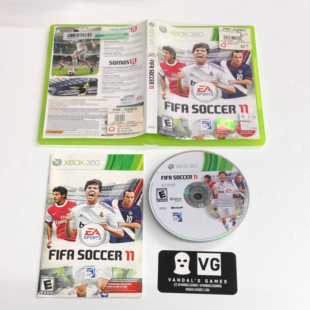 Xbox 360 - Fifa Soccer 11 Microsoft Xbox 360 Complete #111