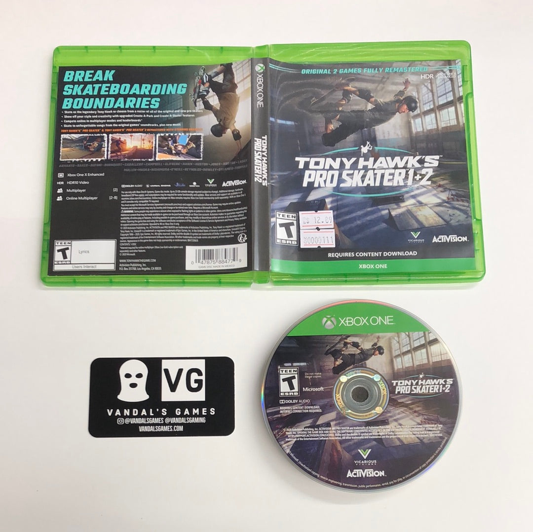 Xbox One - Tony Hawk's Pro Skater 1+2 Microsoft Xbox One W/ Case #111