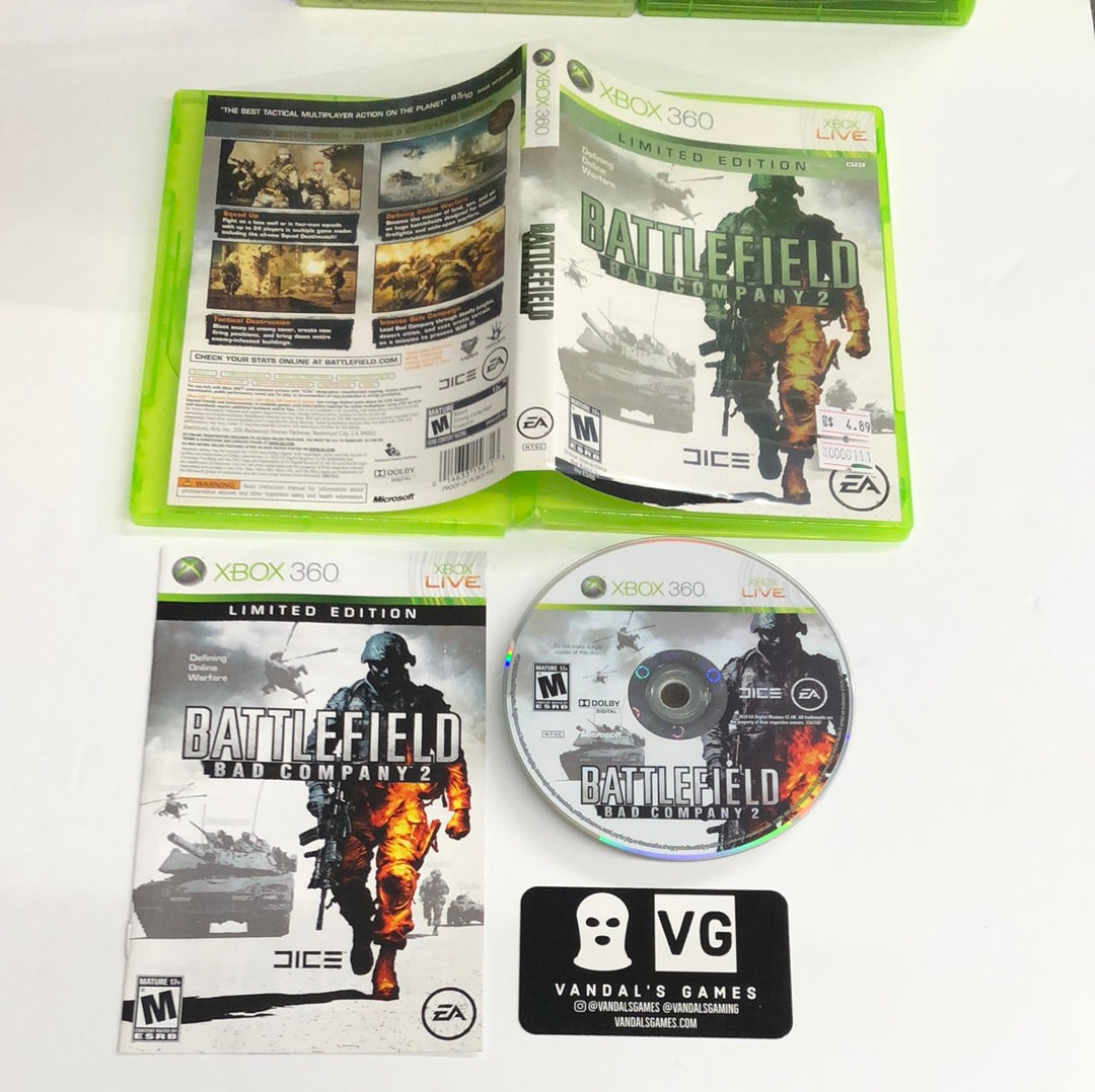 Xbox 360 - Battlefield Bad Company 2 Limited Editon Xbox 360 Complete #111