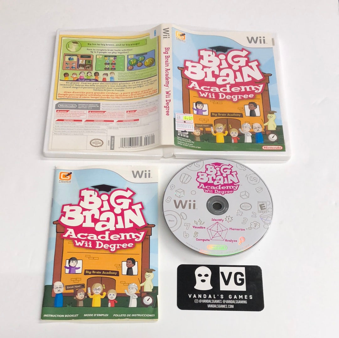 Wii - Big Brain Academy Wii Degree Nintendo Wii Complete #111