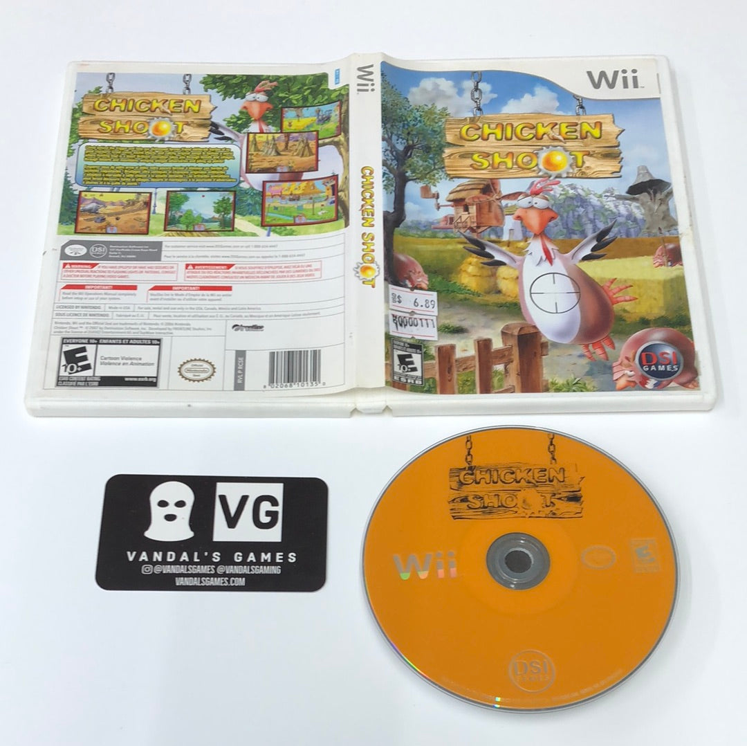 Wii - Chicken Shoot Nintendo Wii W/ Case #111