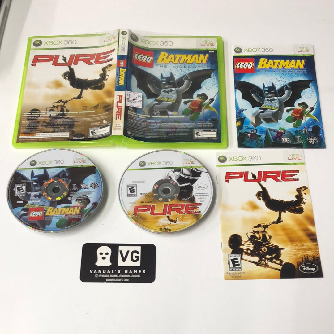 Xbox 360 - Lego Batman / Pure Microsoft Xbox 360 Complete #111