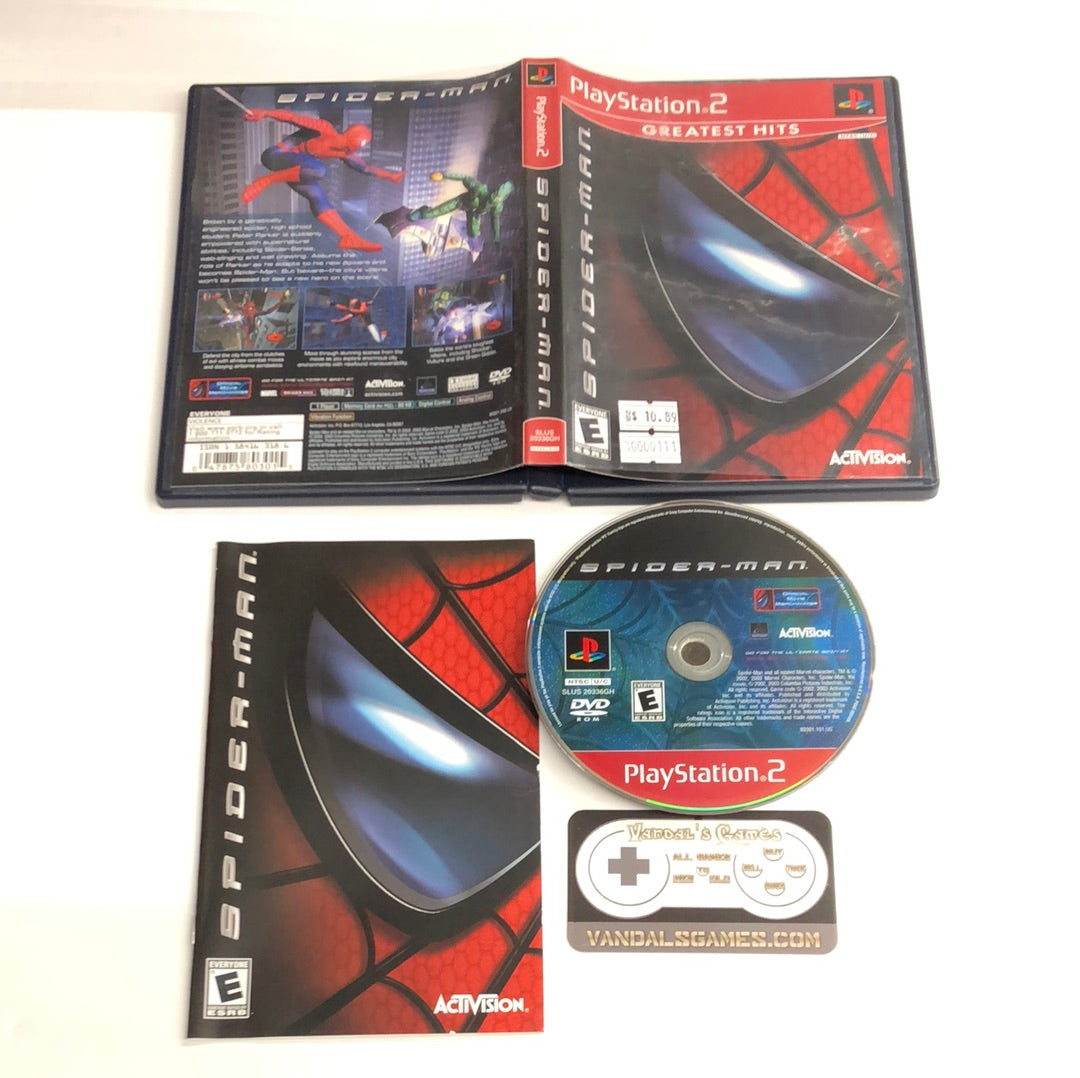 Ps2 - Spider-Man Greatest Hits Sony Playstation 2 Complete #111