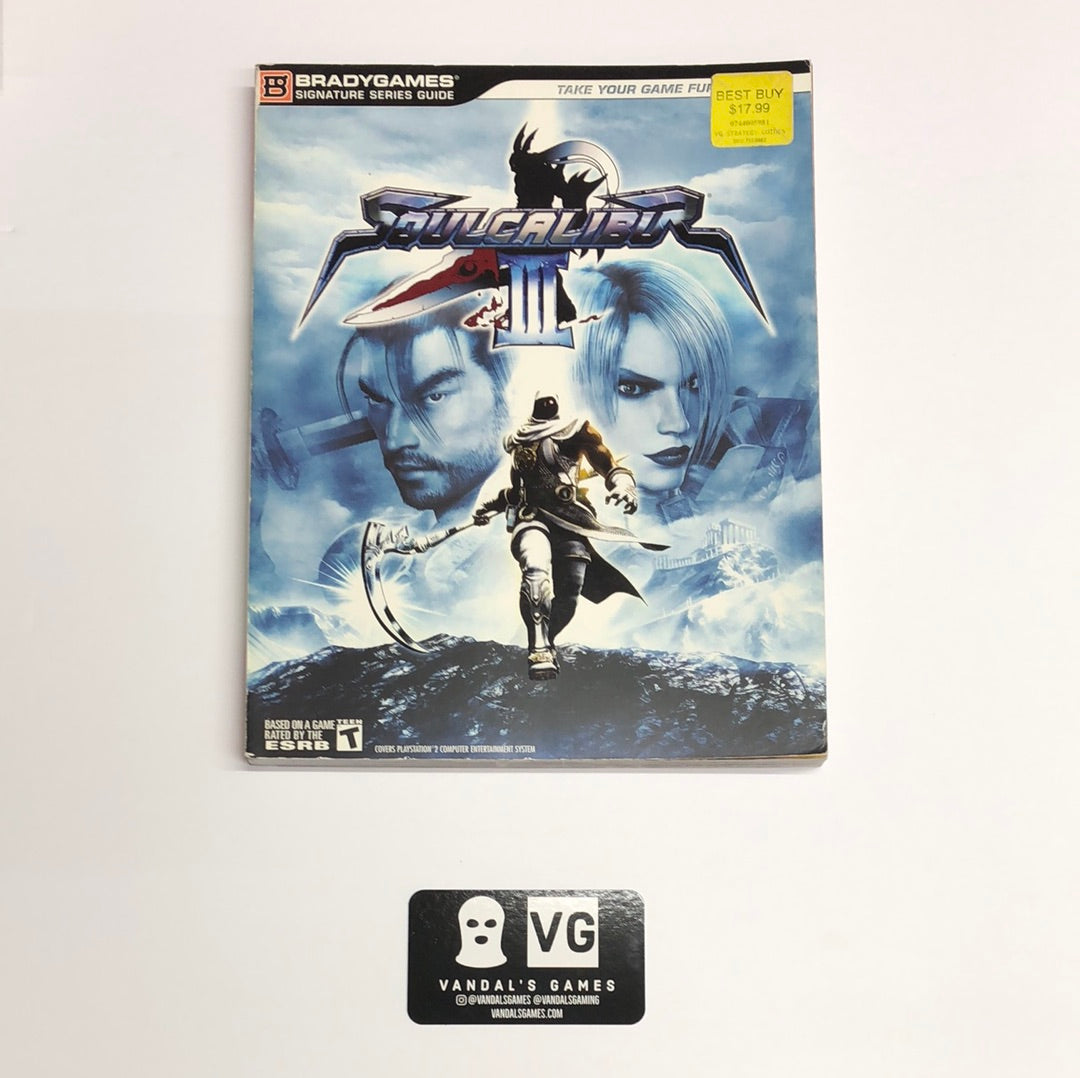 Guide - Soul Calibur III Brady Games PlayStation 2 Ps2 Strategy Guide #1757