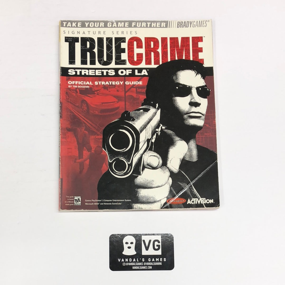 Guide - True Crime Streets of LA Poster Gamecube PlayStation 2 Xbox Strategy #1768