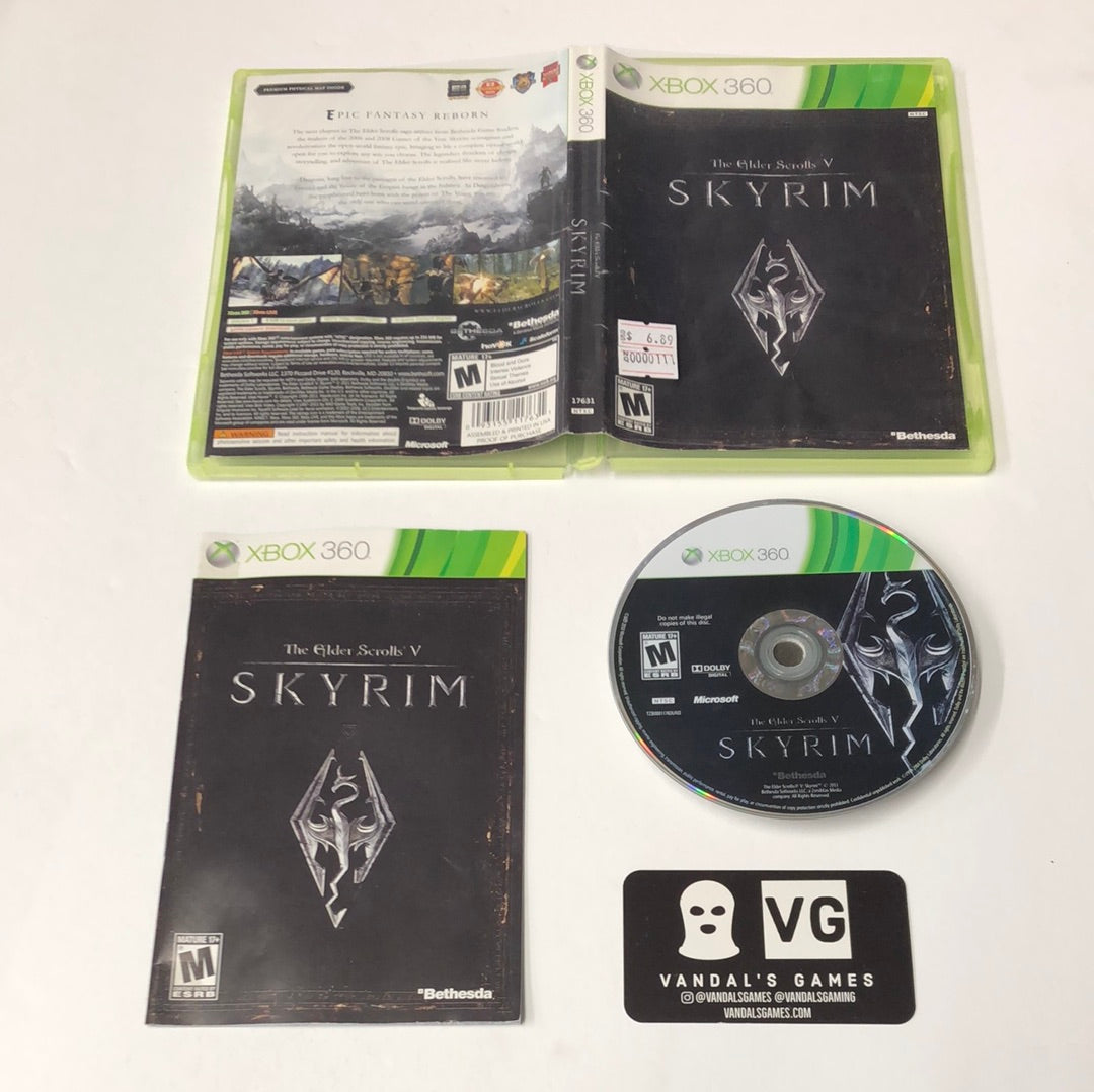 Xbox 360 - The Elder Scrolls V Skyrim Microsoft Xbox 360 Complete #111