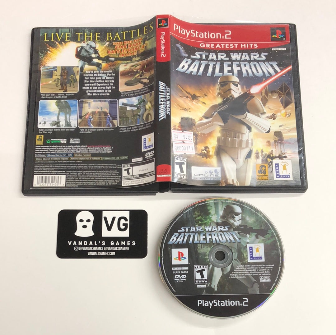 Ps2 - Star Wars Battlefront Greatest Hits MisMatch PlayStation 2 W/ Case #111