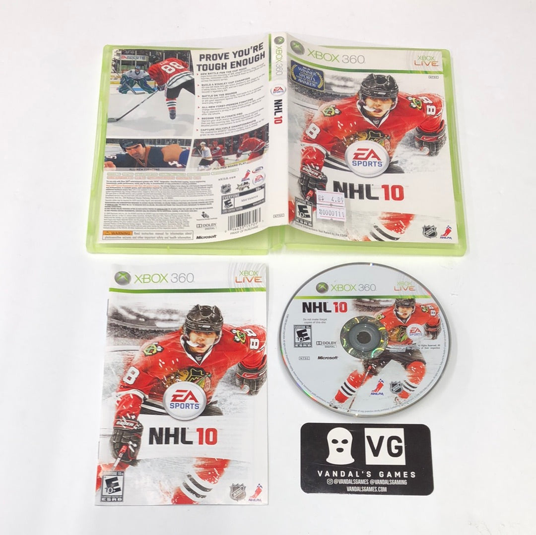 Xbox 360 - NHL 10 Microsoft Xbox 360 Complete #111