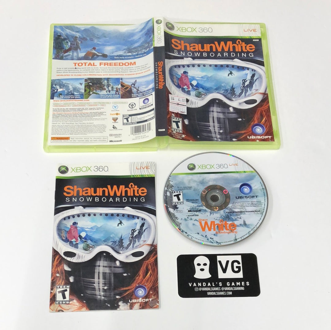 Xbox 360 - Shaun White Snowboarding Microsoft Xbox 360 Complete #111