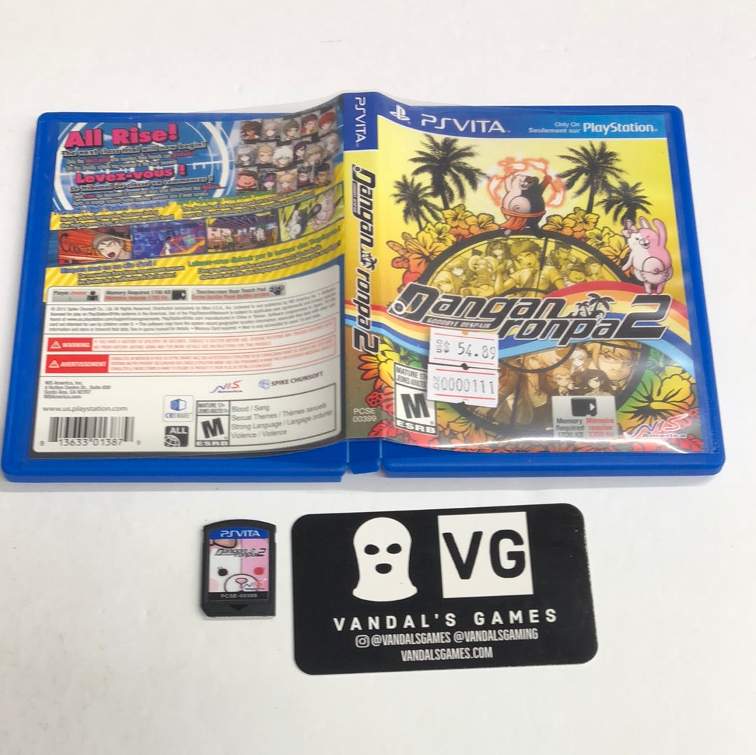 Ps Vita - Dangan Ronpa 2 Goodbye Despair PlayStation Vita W/ Case #111