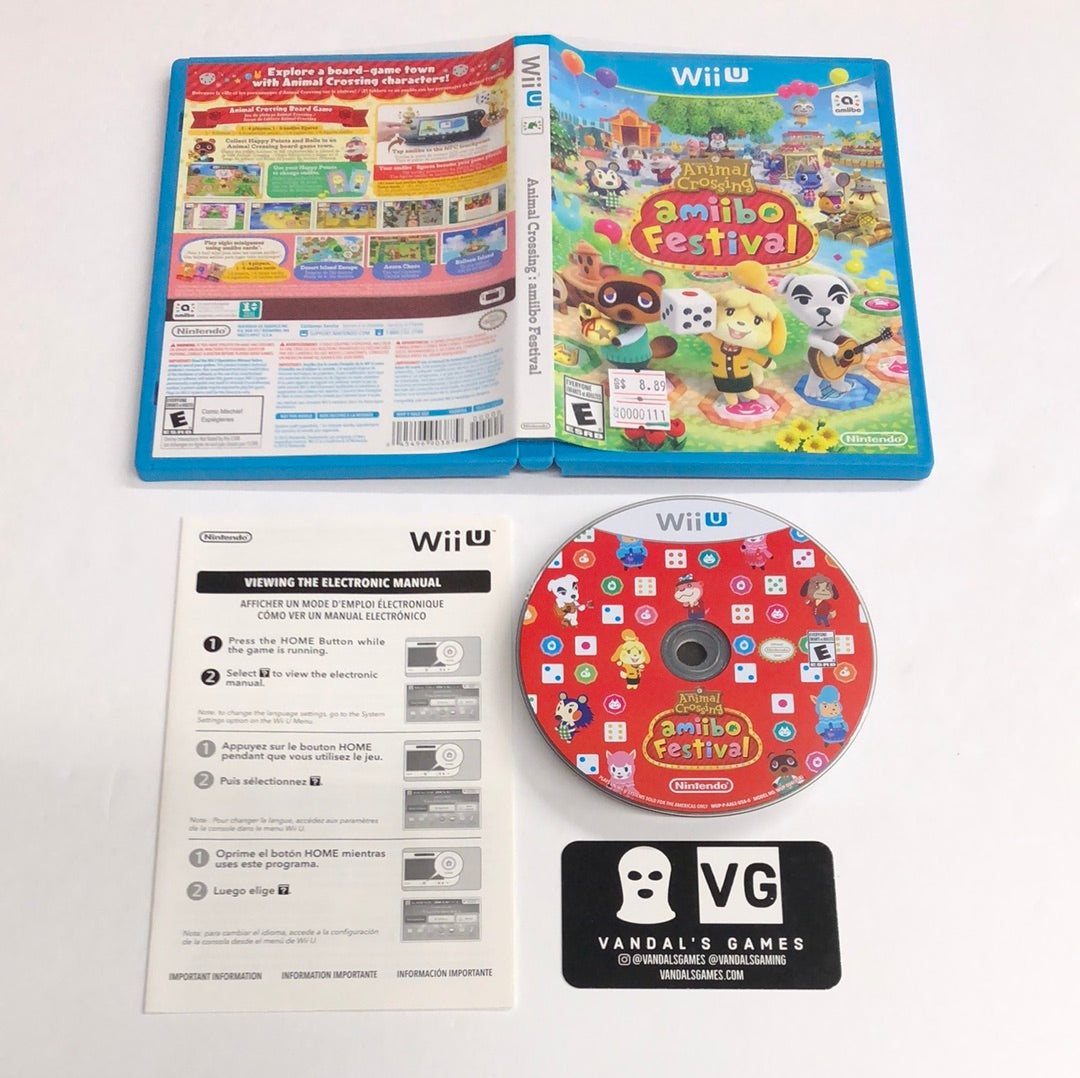 Wii U - Animal Crossing Amiibo Festival Nintendo Wii U Complete #111