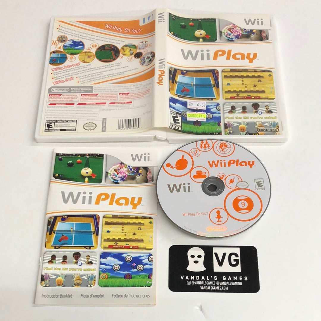 Wii - Wii Play Nintendo Wii Complete #111