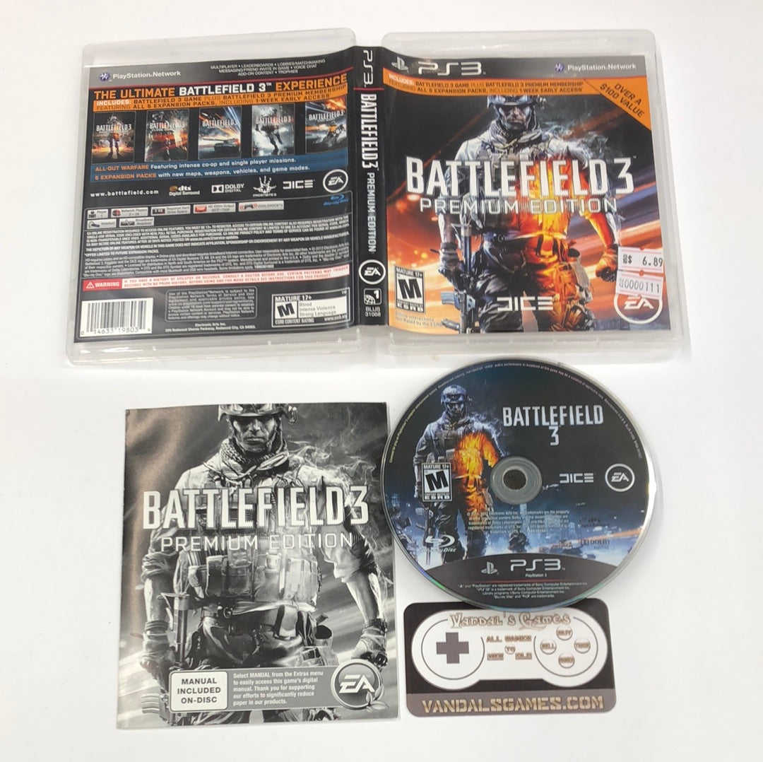 Ps3 - Battlefield 3 Premium Edition Sony PlayStation 3 Complete #111