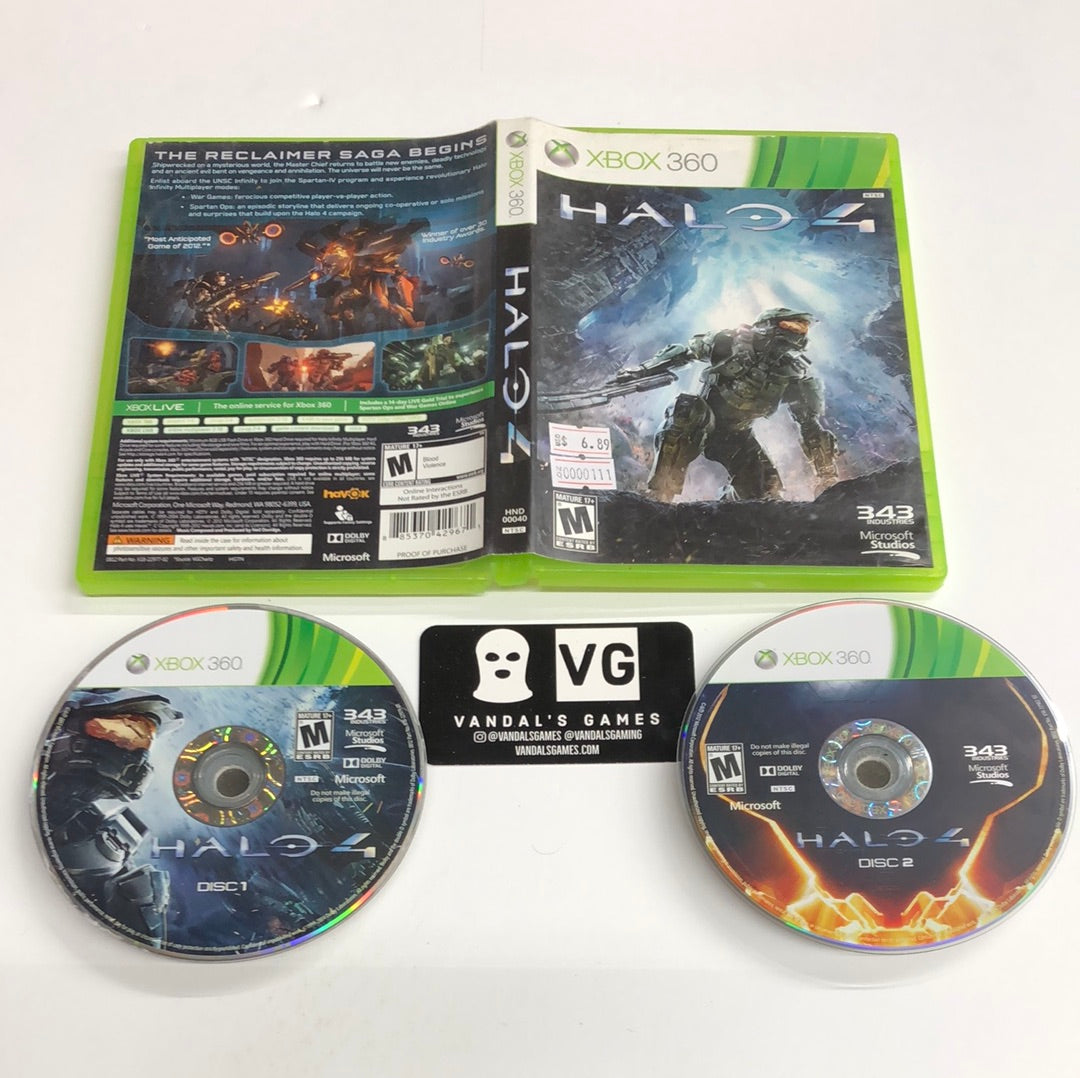 Xbox 360 - Halo 4 Microsoft Xbox 360 With Case #111