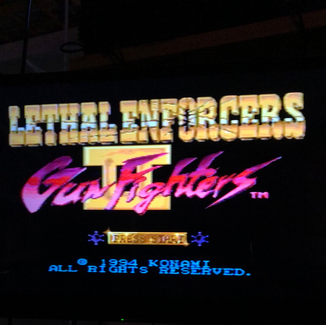 Genesis - Lethal Enfocers II Sega Genesis With Case #750