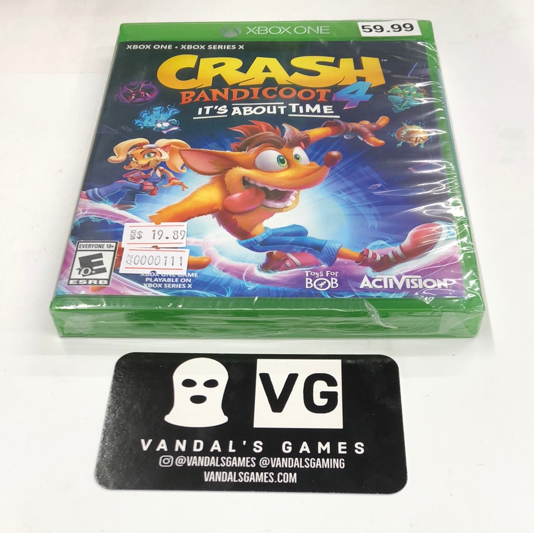 Xbox One - Crash Bandicoot 4 It's About Time Microsoft Series X Brand new #111