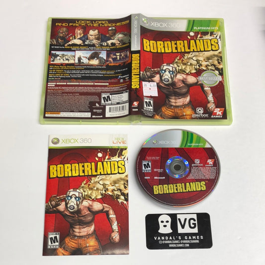 Xbox 360 - Borderlands Platinum Hits Microsoft Xbox 360 Complete #111