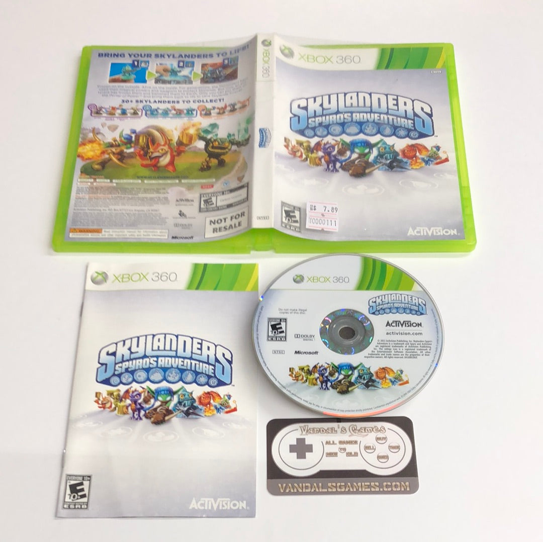 Xbox 360 - Skylanders Spyro's Adventure Microsoft Xbox 360 Complete #111