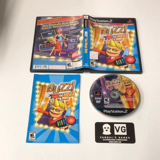 Ps2 - Buzz the Mega Quiz Sony PlayStation 2 Complete #111