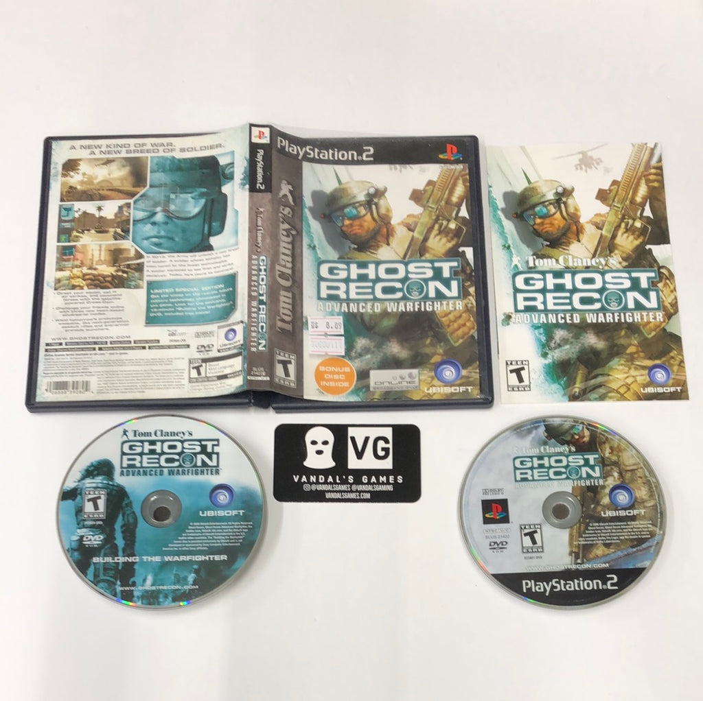 Usado: Jogo Tom Clancy's Ghost Recon: Advanced Warfighter - PS2 no Shoptime