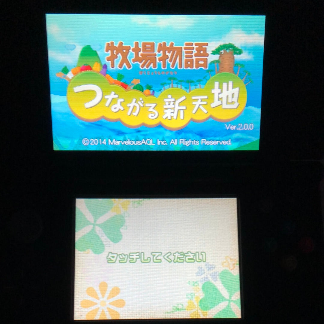 3ds - Harvest Moon Tsunagaru Shintenchi Nintendo Ds Complete Japan #708