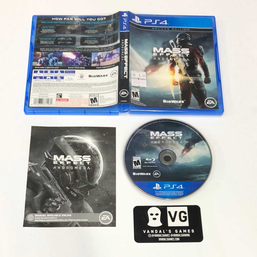 Ps4 - Mass Effect Andromeda Deluxe Edition No DLC Sony PlayStation 4 Complete #111