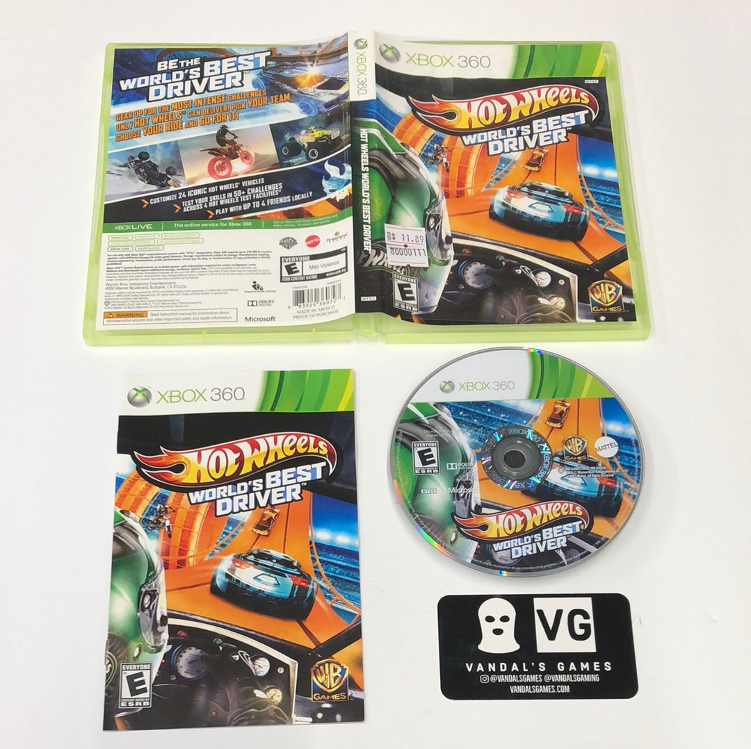 Xbox 360 - Hotwheels World's Best Driver Miscrosoft Xbox 360 Complete #111