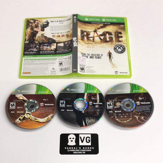 Xbox 360 - Rage Greatest Hits Microsoft Xbox 360 W/ Case #111