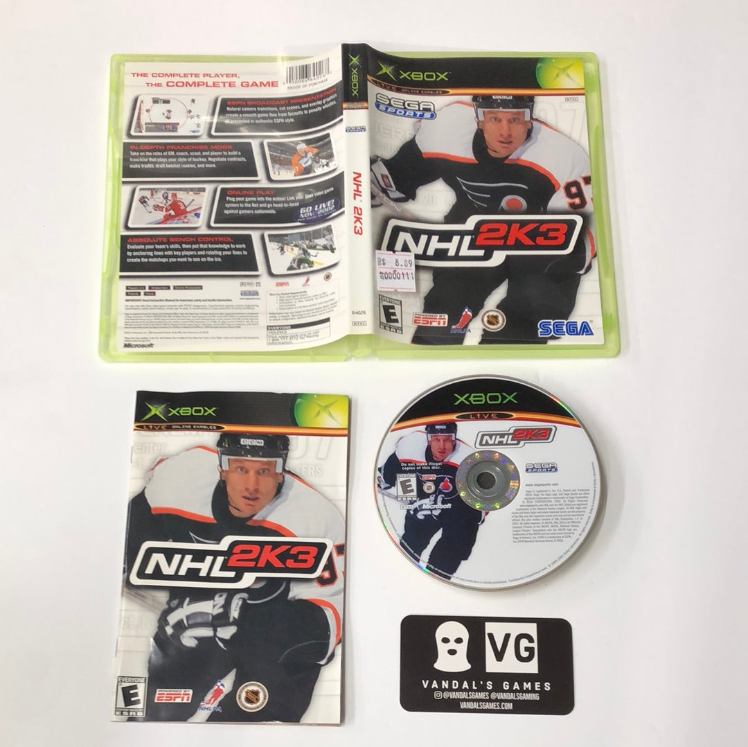 Xbox - NHL 2K3 Microsoft Xbox Complete #111
