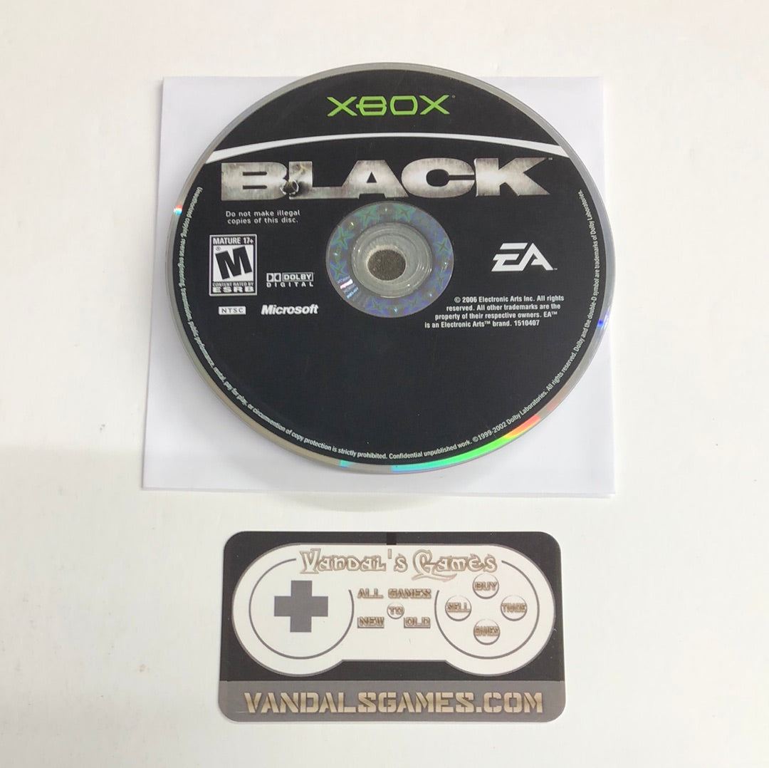 Xbox - Black Microsoft Xbox Disc Only #111