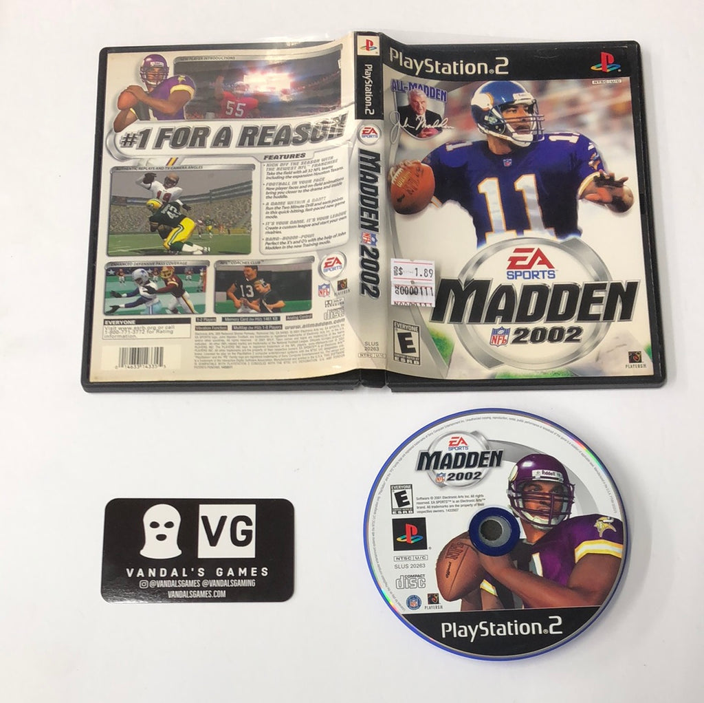 Madden NFL 2002 Original Xbox Used