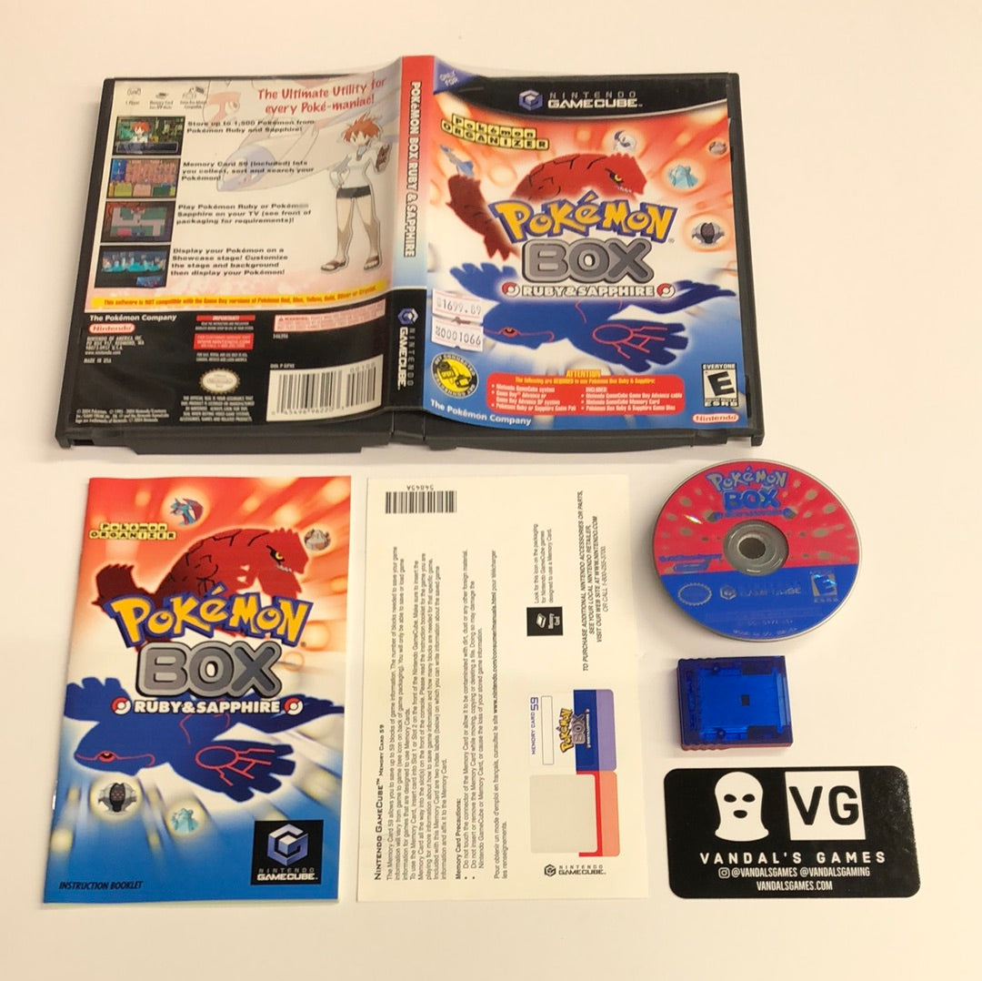 Gamecube - Pokemon Box Nintendo Gamecube Complete Missing 1 Sticker #111
