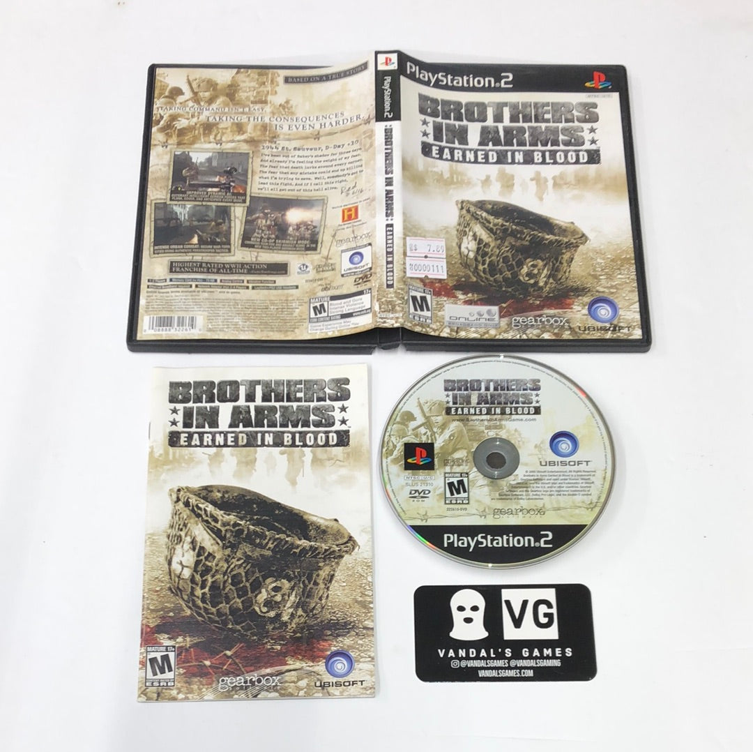 Ps2 - Brothers in Arms Earned in Blood Sony PlayStation 2 Complete #111