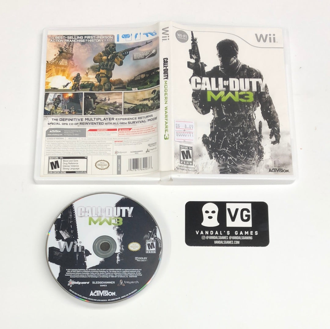 Wii - Call of Duty MW3 Nintendo Wii W/ Case #111