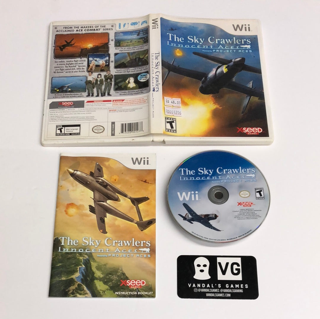 Wii - The Sky Crawlers Innocent Aces Nintendo Wii Complete #1206