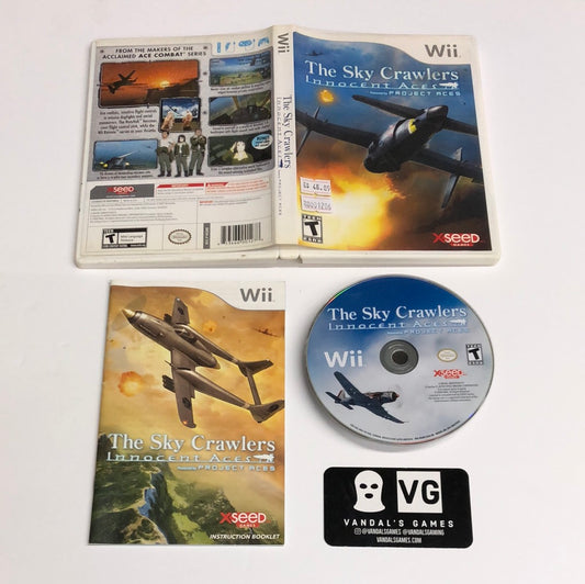 Wii - The Sky Crawlers Innocent Aces Nintendo Wii Complete #1206