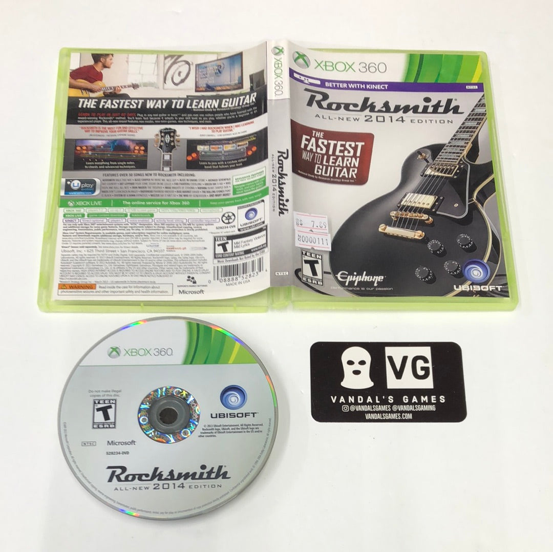 Xbox 360 - Rocksmith 2014 Edition Microsoft Xbox 360 W/ Case #111
