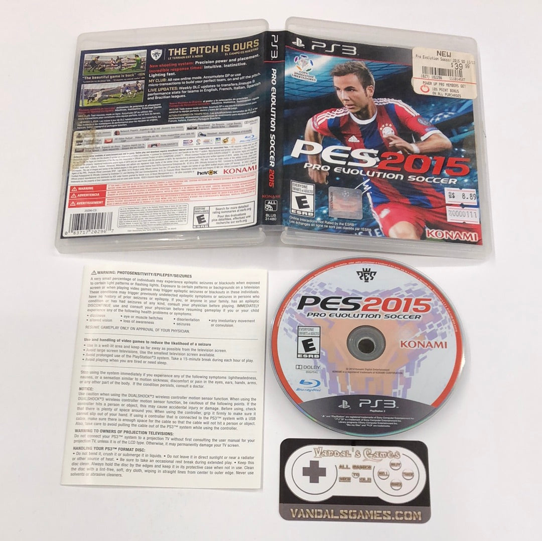 Ps3 - Pes Pro Evolution Soccer 2015 PlayStation 3 Complete #111