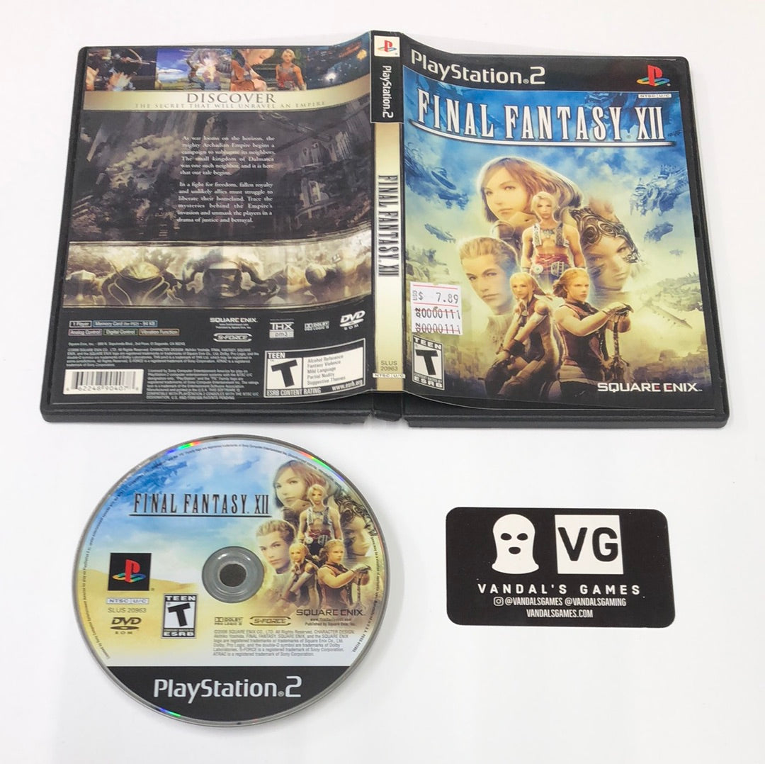 Ps2 - Final Fantasy XII Sony PlayStation 2 W/ Case #111
