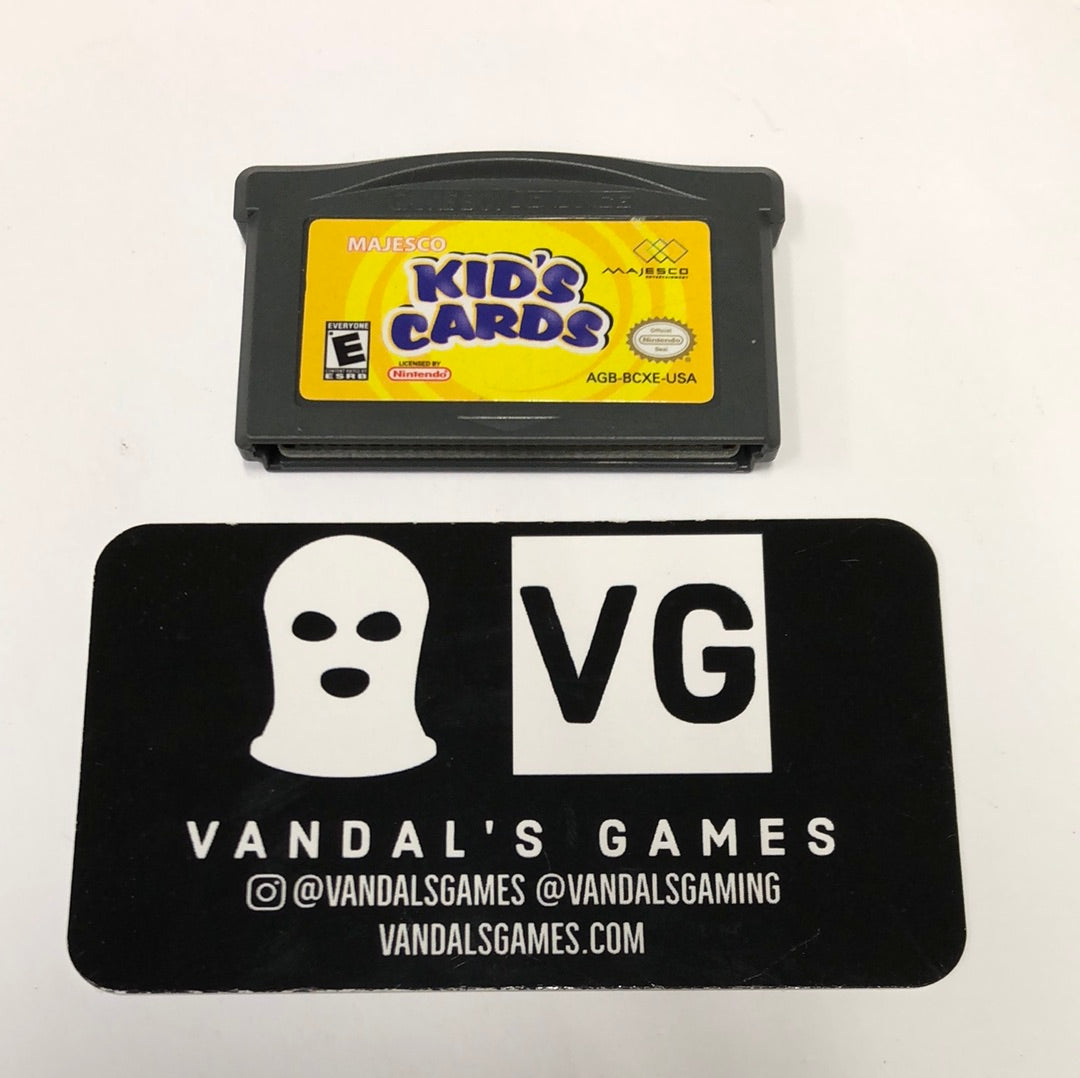 GBA - Kid's Cards Nintendo Gameboy Advance Cart Only #111