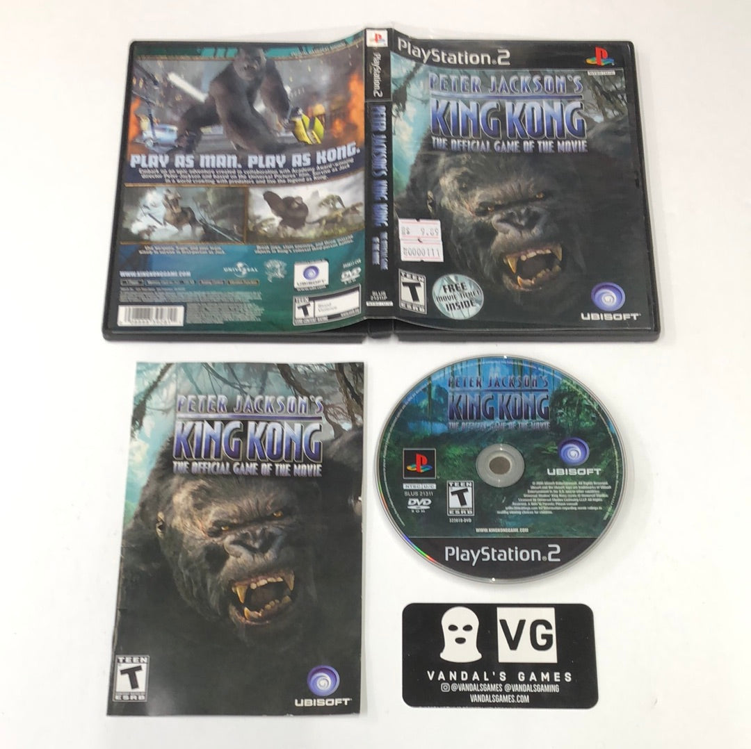 Ps2 - Peter Jackson's King Kong W/ Movie Ticket Sony PlayStation 2 Complete #111